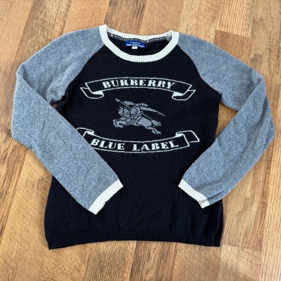 Burberry Blue Label Raglan Knit Sweater - Picture 1 of 5